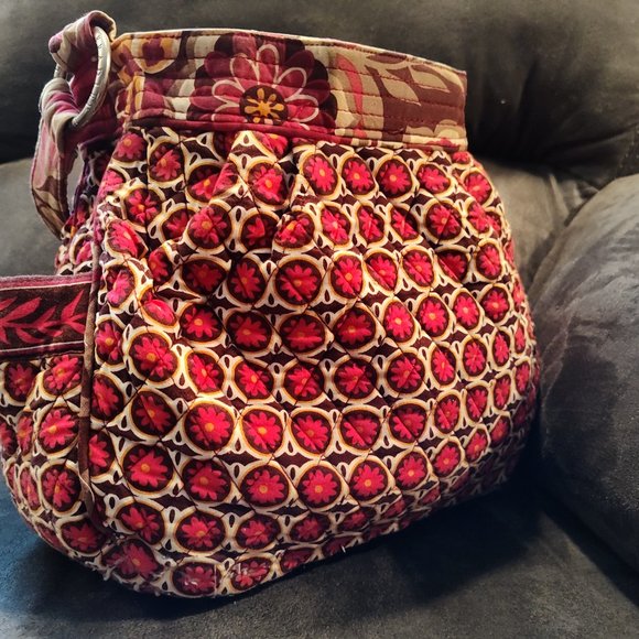 BUNDLE OF 2 VERA BRADLEY CARNABY TOTES GOOD CONDITION - 1 REVERSABLE - Picture 9 of 16